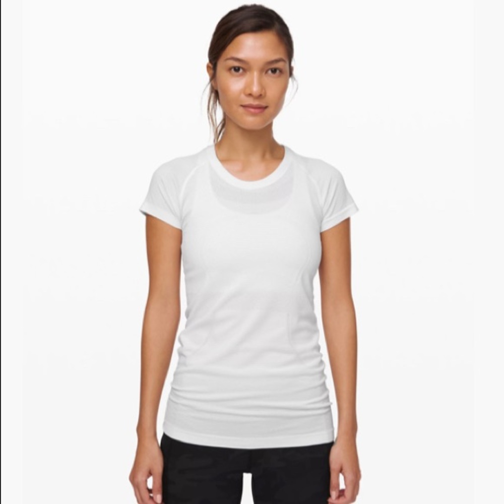 Lululemon Swiftly Tech Short Sleeve Crew white size 10